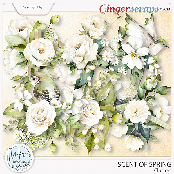 Scent Of Spring Clusters by Ilonka's Designs
