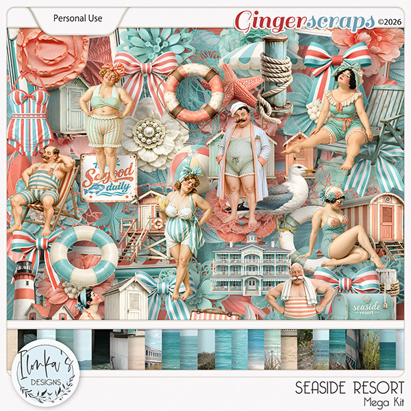 Seaside Resort Mega Kit by Ilonka's Designs