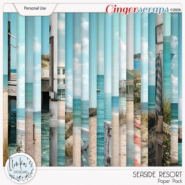 Seaside Resort Paper Pack by Ilonka's Designs