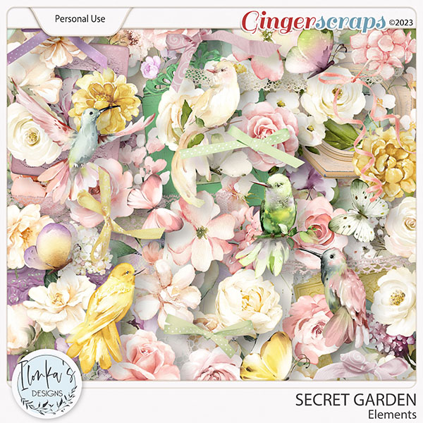 Secret Garden Elements by Ilonka's Designs