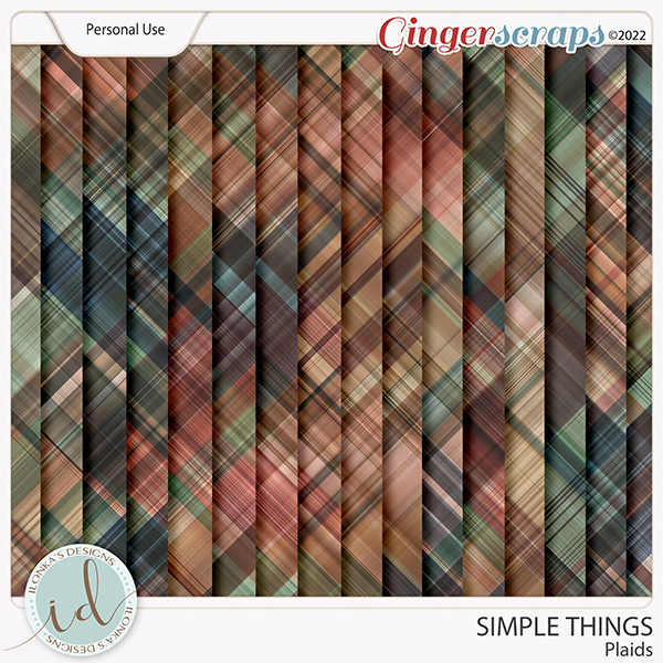 Simple Things Plaids by Ilonka's Designs