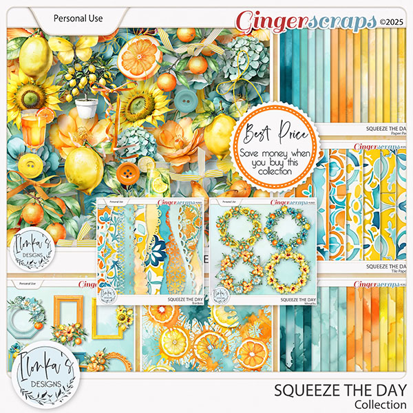 Squeeze The Day Collection by Ilonka's Designs