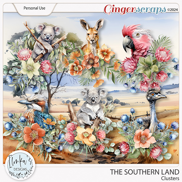 The Southern Land Clusters by Ilonka's Designs