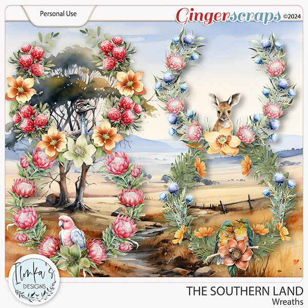 The Southern Land Wreaths by Ilonka's Designs