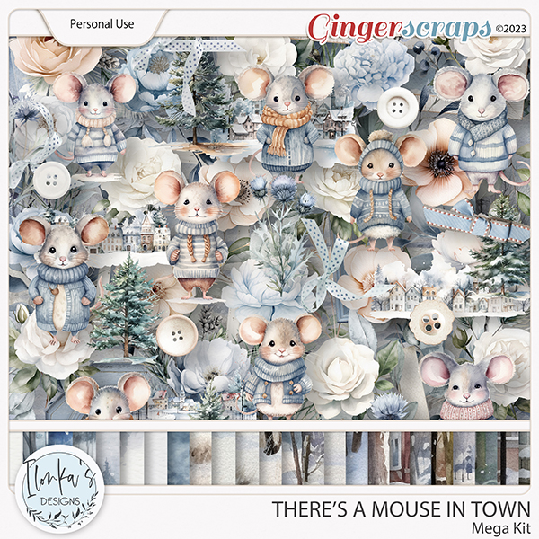There's A Mouse In Town Mega Kit by Ilonka's Designs