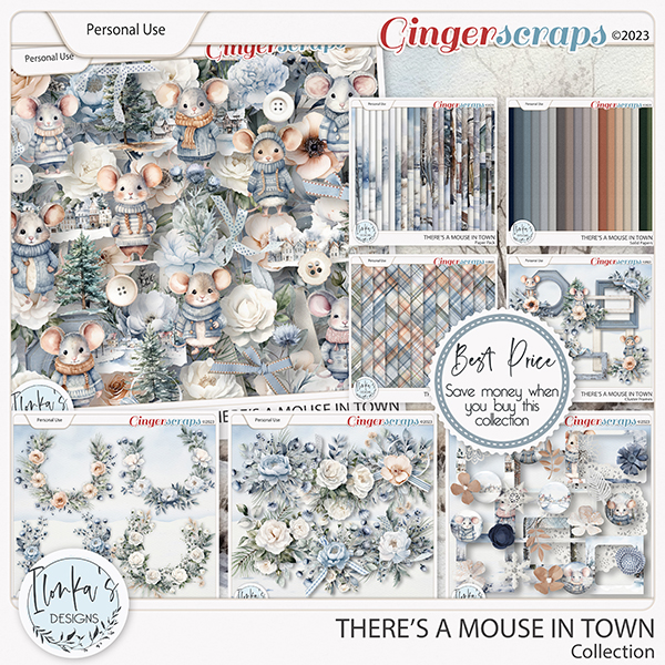 There's A Mouse In Town Collection by Ilonka's Designs