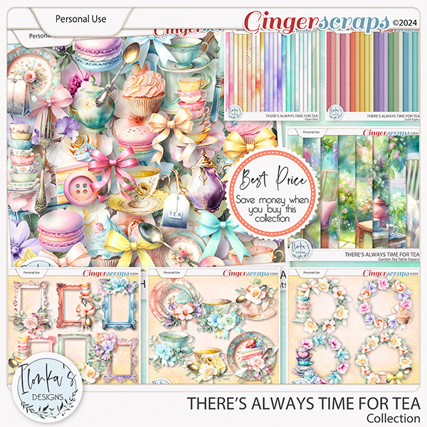 There's Always Time For Tea Collection by Ilonka's Designs 