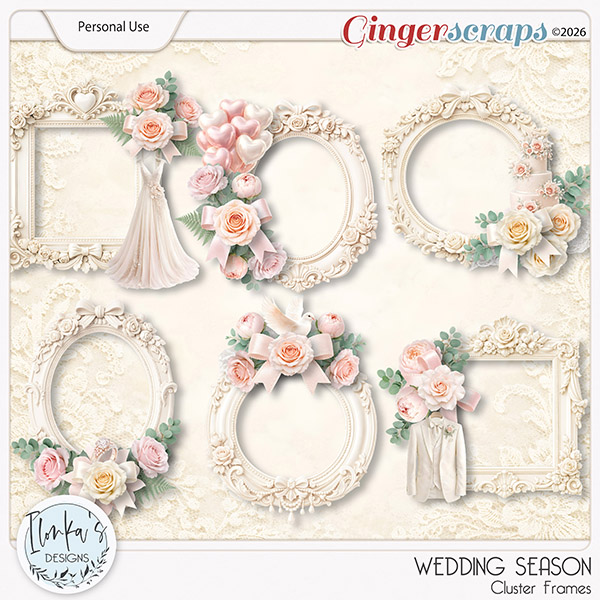 Wedding Season Cluster Frames by Ilonka's Designs