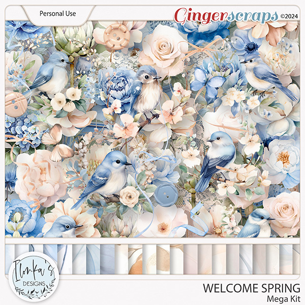 Welcome Spring Mega Kit by Ilonka's Designs