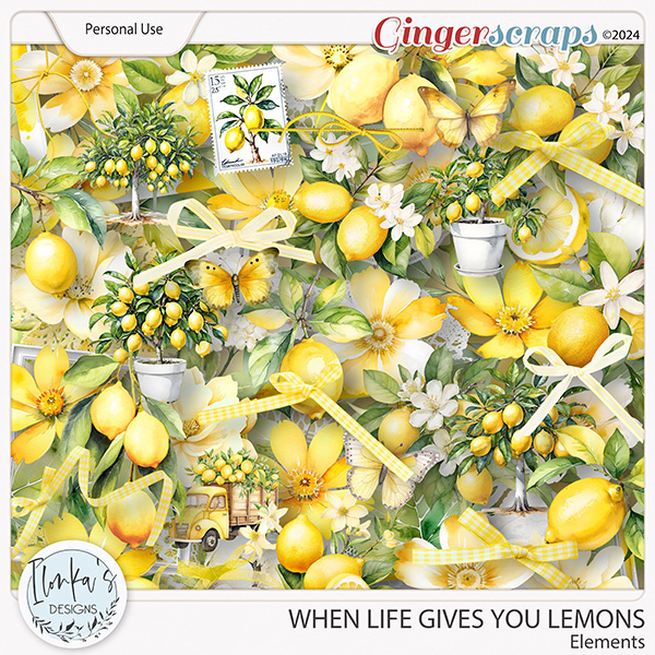 When Life Gives You Lemons Elements by Ilonka's Designs