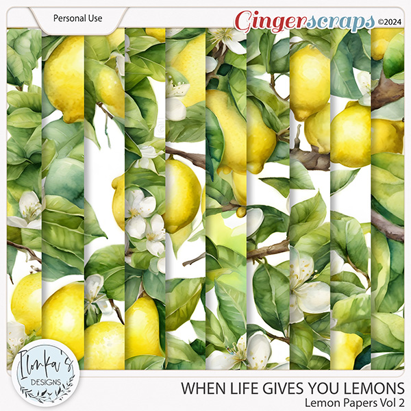 When Life Gives You Lemons Lemon Papers Vol 2 by Ilonka's Designs 