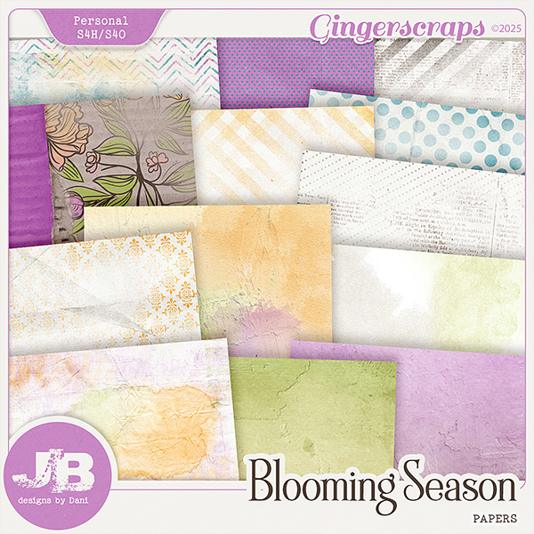 Blooming Season Papers by JB Studio