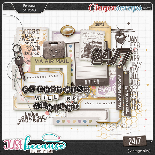 24/7 Vintage Bits by JB Studio