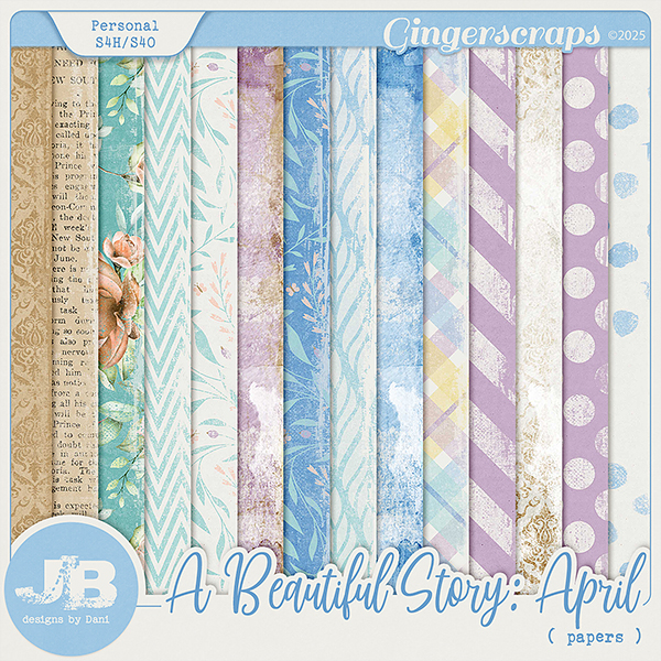 A Beautiful Story: April Papers by JB Studio