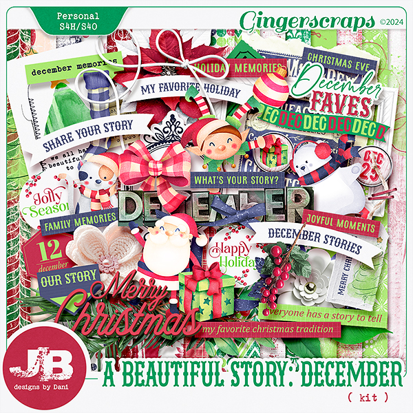 A Beautiful Story: December Kit by JB Studio