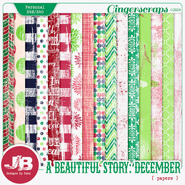 A Beautiful Story: December Papers by JB Studio