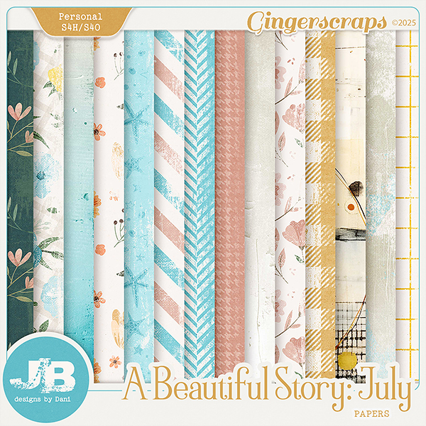 A Beautiful Story: July Papers by JB Studio