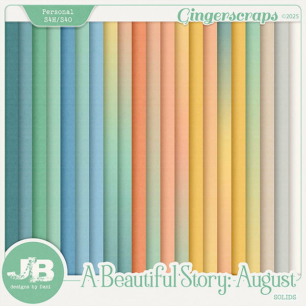 A Beautiful Story: August Solids by JB Studio