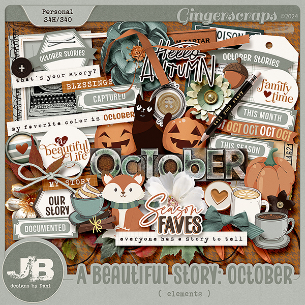 A Beautiful Story: October Elements by JB Studio