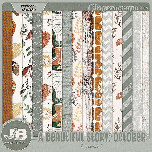 A Beautiful Story: October Papers by JB Studio