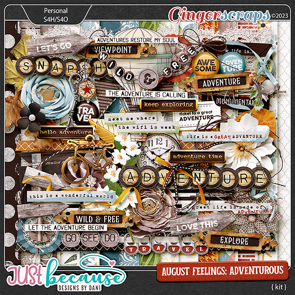 August Feelings: Adventurous Kit by JB Studio
