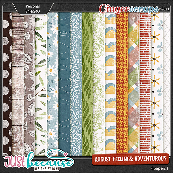 August Feelings: Adventurous Papers by JB Studio