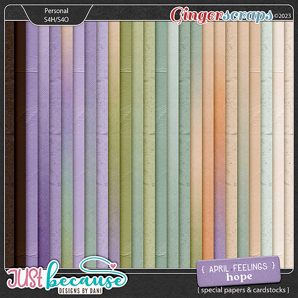 April Feelings: Hope Special Papers & Cardstocks by JB Studio