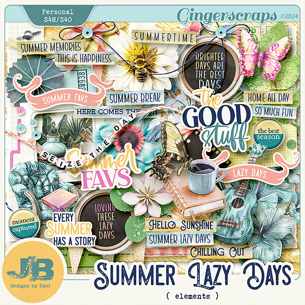 Lazy Summer Days Elements by JB Studio
