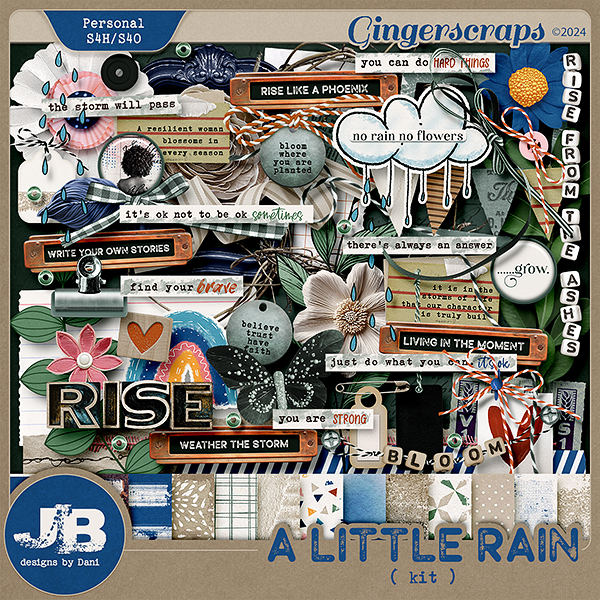 A Little Rain Kit by JB Studio