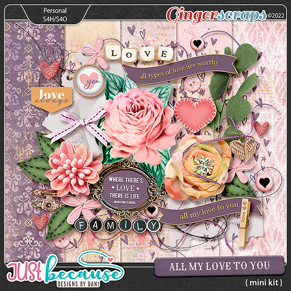 All My Love To You Mini Kit by JB Studio