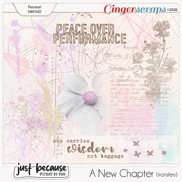 A New Chapter Transfers by JB Studio