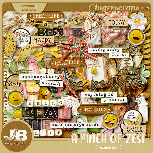 A Pinch Of Zest Elements by JB Studio