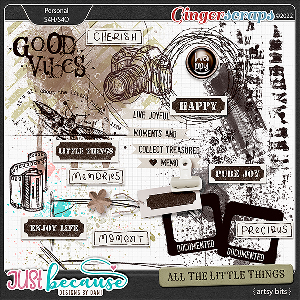 All The Little Things Artsy Bits by JB Studio