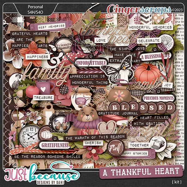 A Thankful Heart Kit by JB Studio