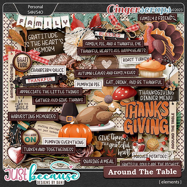 Around The Table Elements by JB Studio