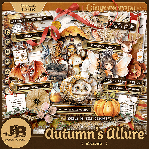 Autumn's Allure Elements by JB Studio