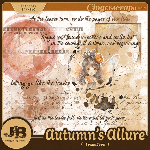 Autumn's Allure Transfers by JB Studiio