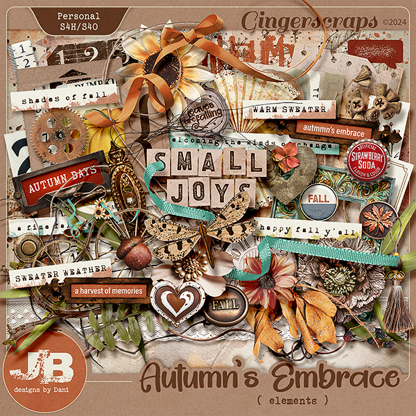 Autumn's Embrace Elements by JB Studio
