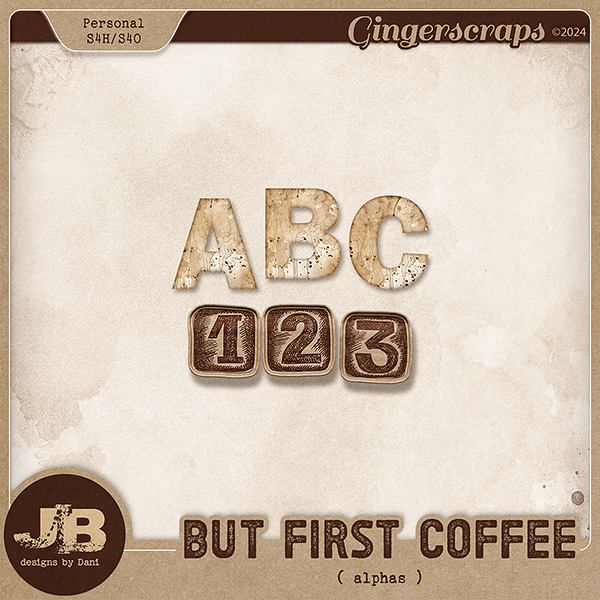 But First Coffee Alphas by JB Studio