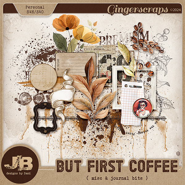 But First Coffee Misc & Journal Bits by JB Studio