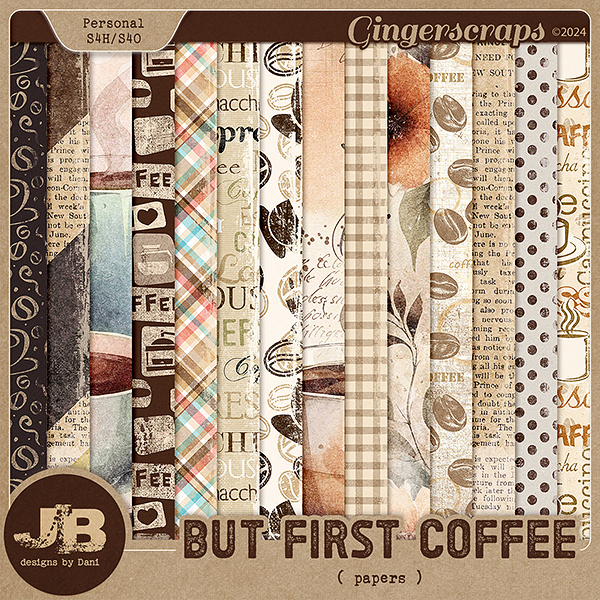 But First Coffee Papers by JB Studio