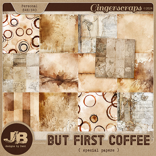 But First Coffee Special Papers by JB Studio