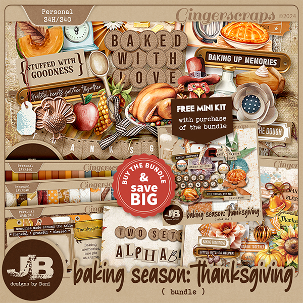 Baking Season: Thanksgiving Bundle by JB Studio