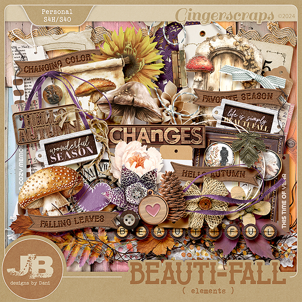 Beauti-Fall Elements by JB Studio