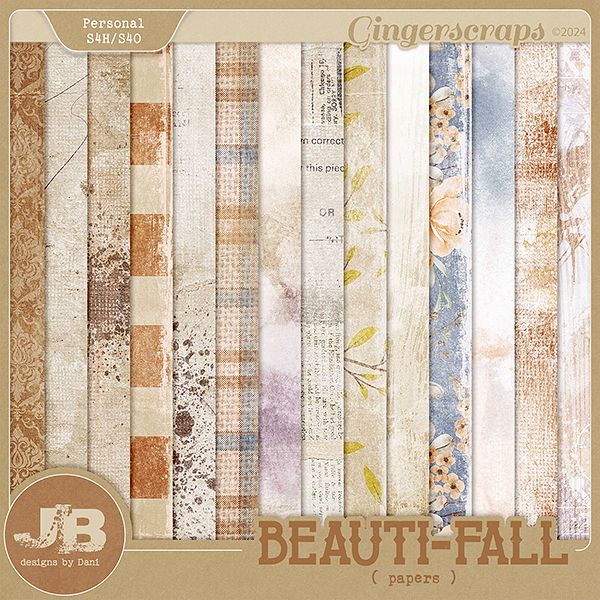 Beauti-Fall Papers by JB Studio