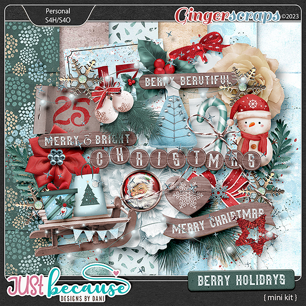 Berry Holiday Mini Kit by JB Studio