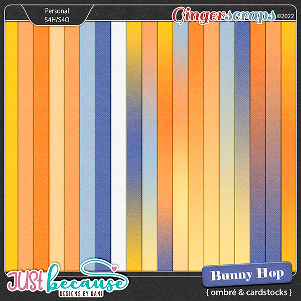 Bunny Hop Ombre & Cardstocks by JB Studio