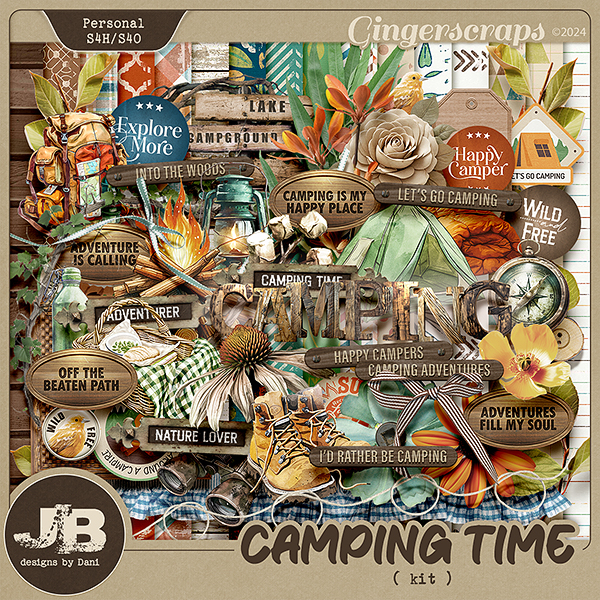 Camping Time Kit by JB Studio