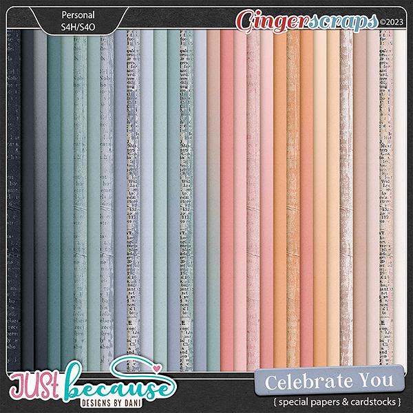 Celebrate You Special Papers & Cardstocks by JB Studio