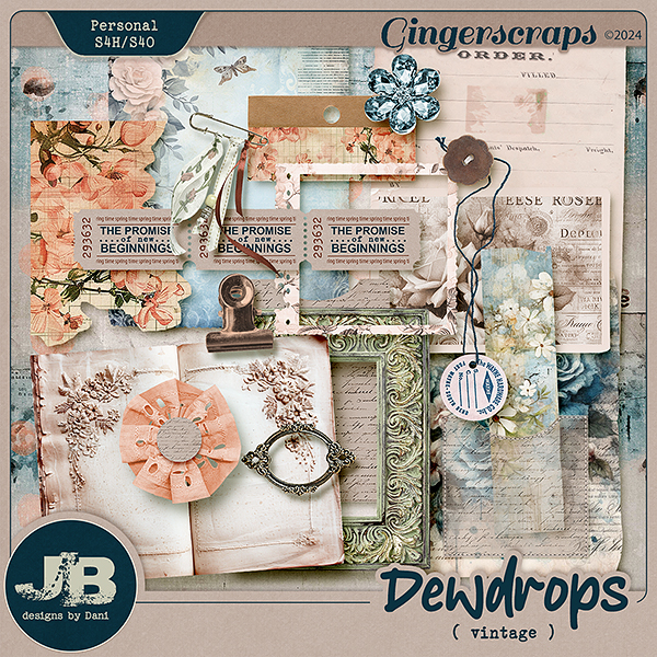 Dewdrops Vintage by JB Studio